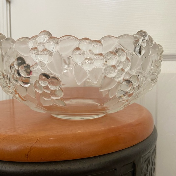 walther crystal mikasa west germany carmen '80's heavy serving bowl - Picture 16 of 16